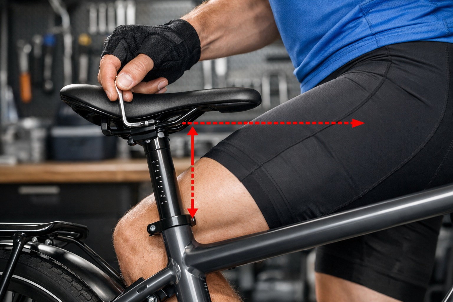 Dogru sele yuksekligi ayari ve bisiklet durusu
